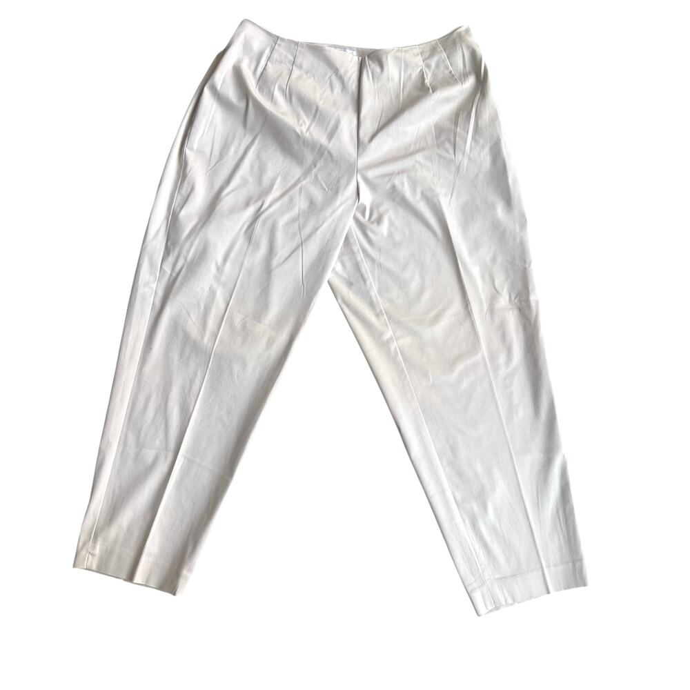 Talbots Beige Pants Coastal Minimalist Quiet Luxury Stretch Plus 18W